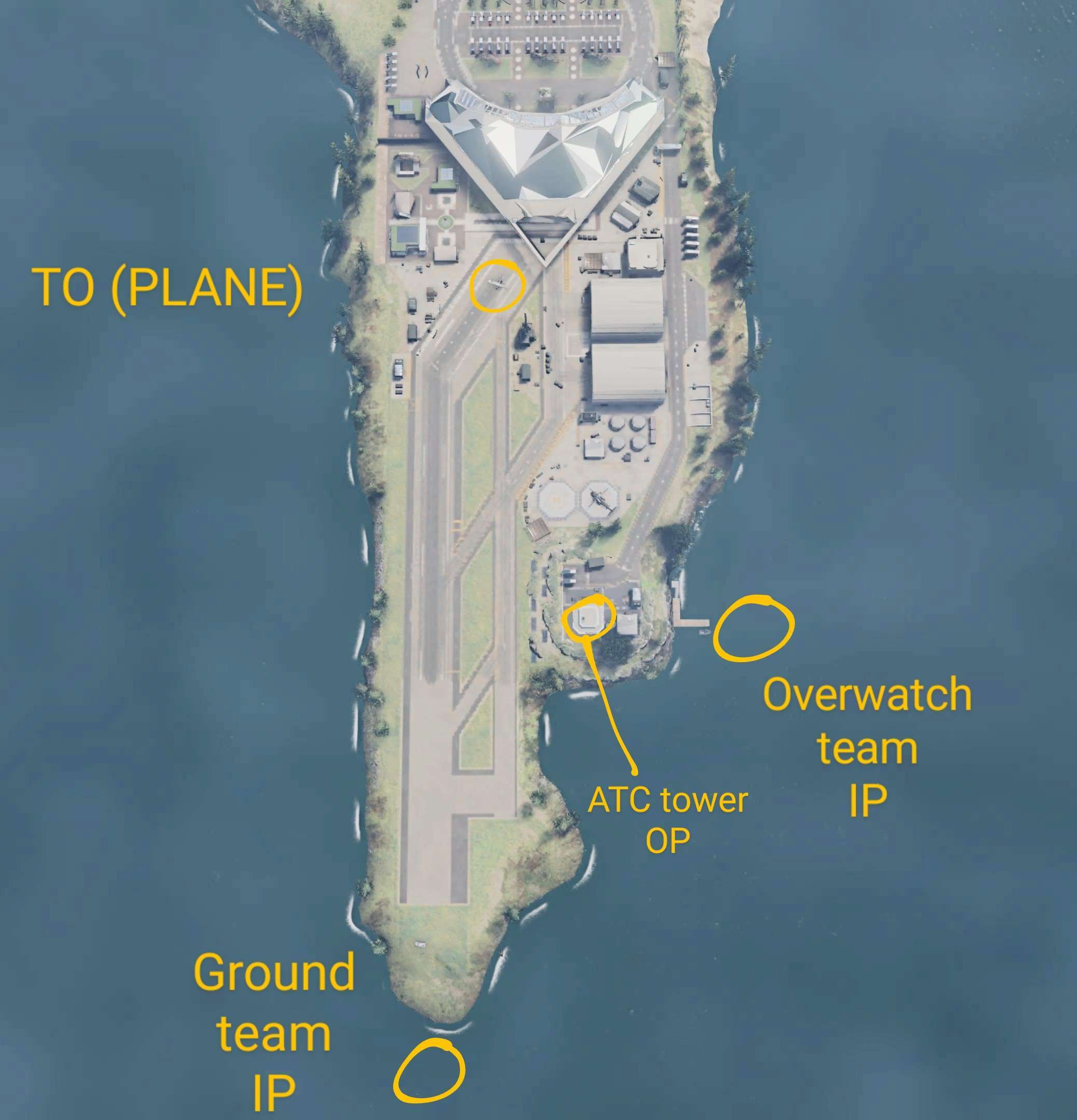 Satellite image of Liberty Airport